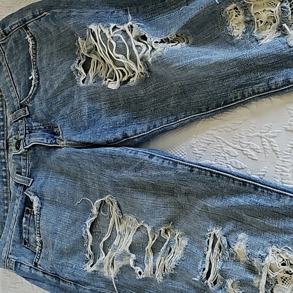 Carmar Jeans embroidery detail size 26 - Picture 3 of 5